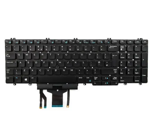 Dell Precision 7540 - Backlight - UK Layout Keyboard
