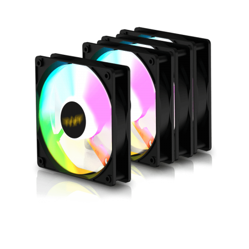Armaggeddon Gaming Cooling Fan Set 4pcs ARGB KIT 5000 Black
