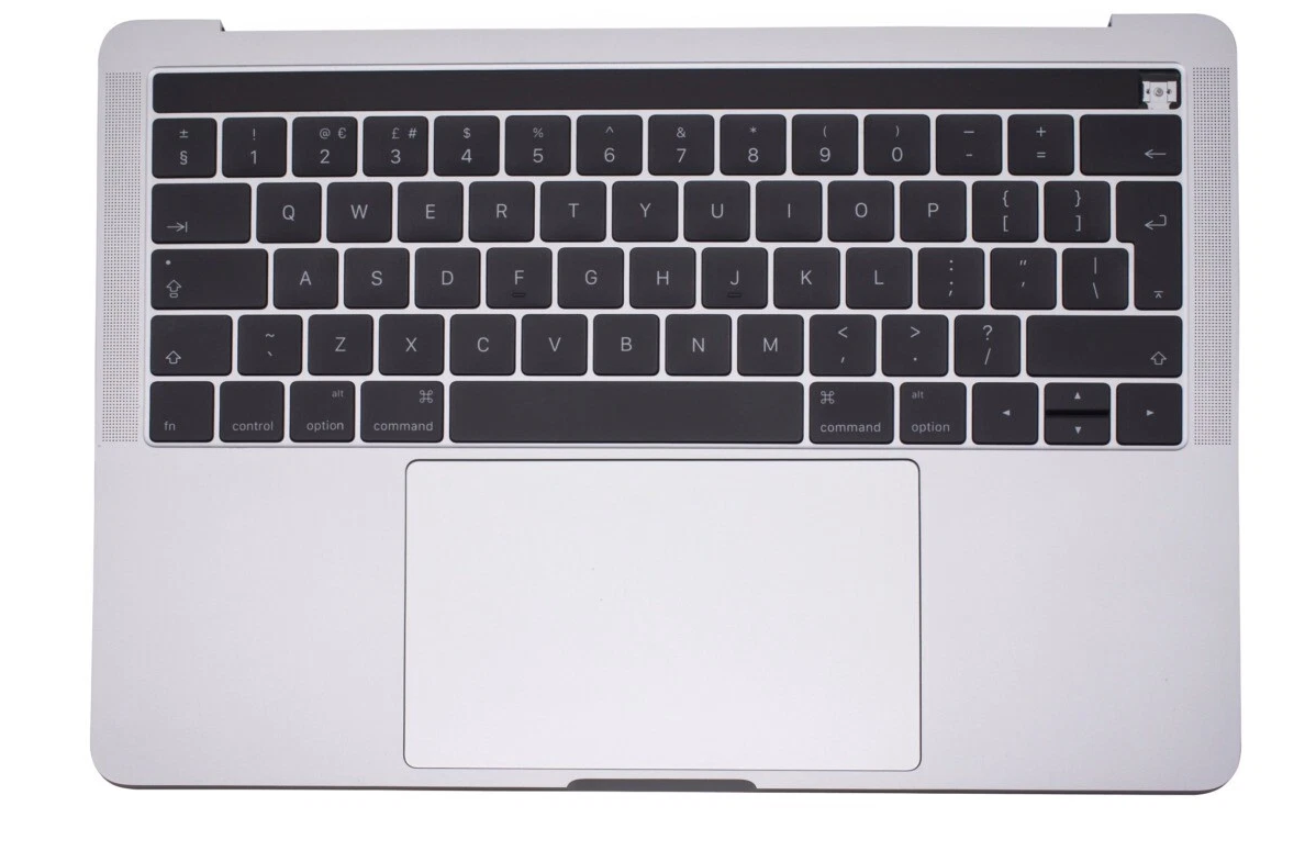MacBook Pro 13 A1706 2016 2017 - Silver - Used Grade A Palmrest